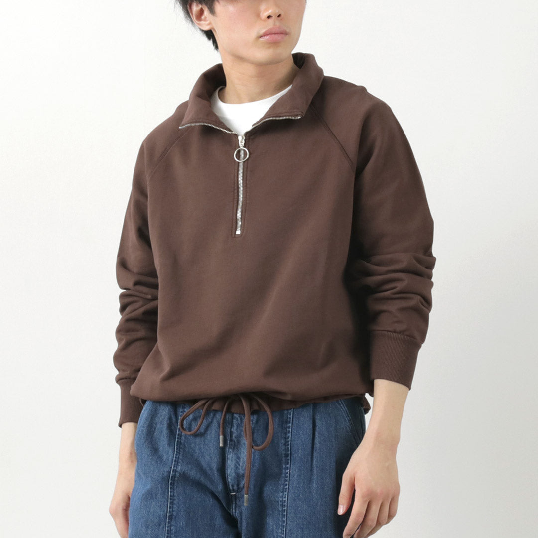 PARAGES / Sudadera con media cremallera Battle