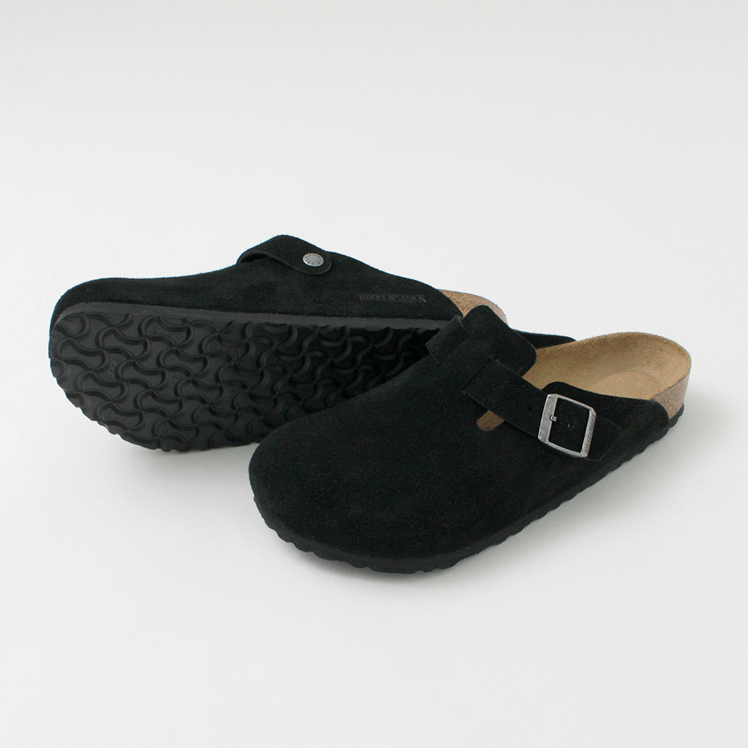 BIRKENSTOCK / Sandalias Boston de piel ante