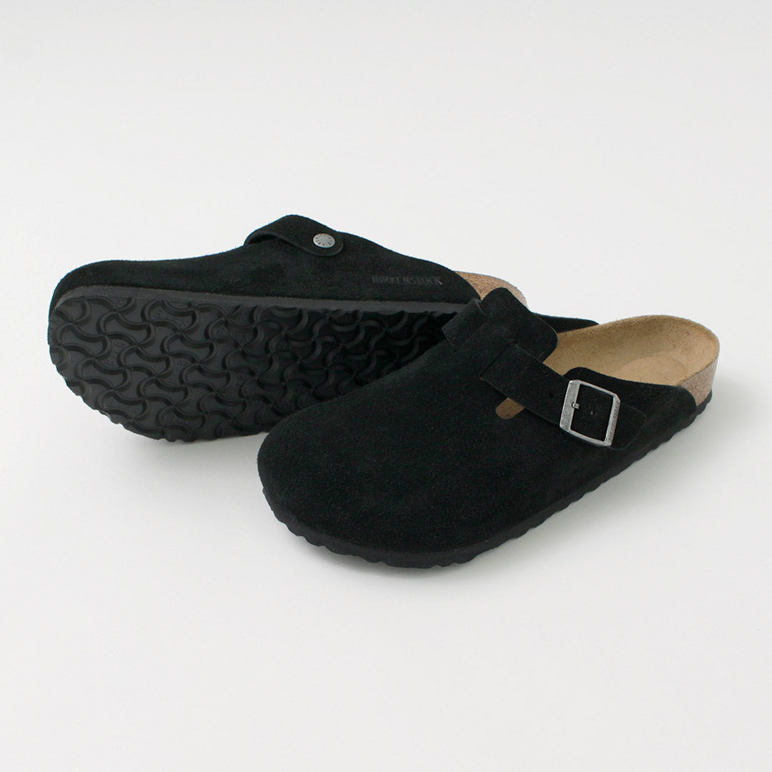 BIRKENSTOCK / Sandalias Boston de piel ante