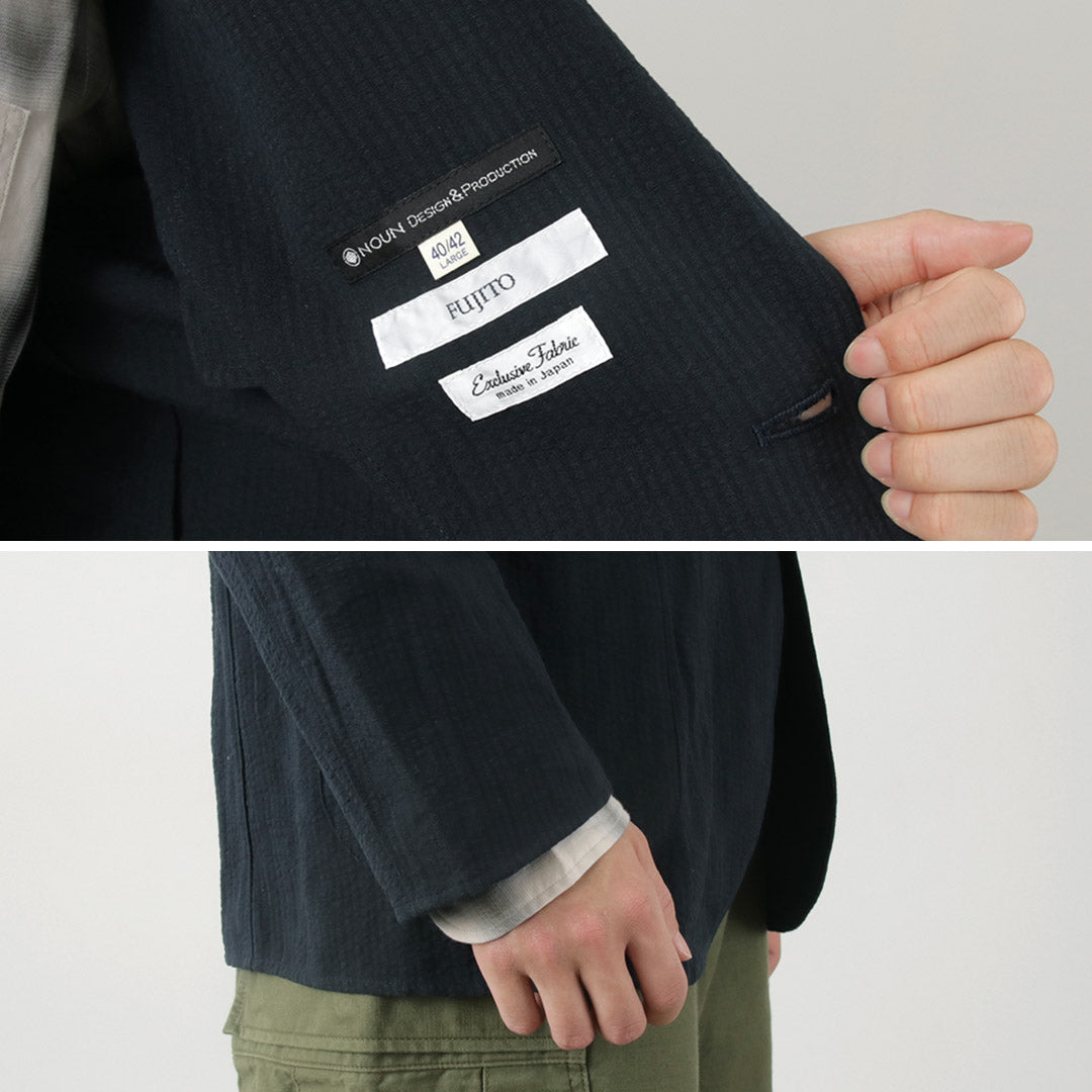 Chaqueta FUJITO / N.O.UN Algodón Lino Seersucker