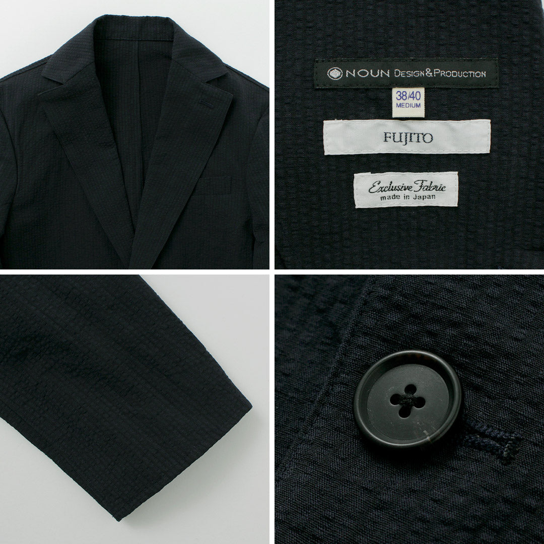 Chaqueta FUJITO / N.O.UN Algodón Lino Seersucker