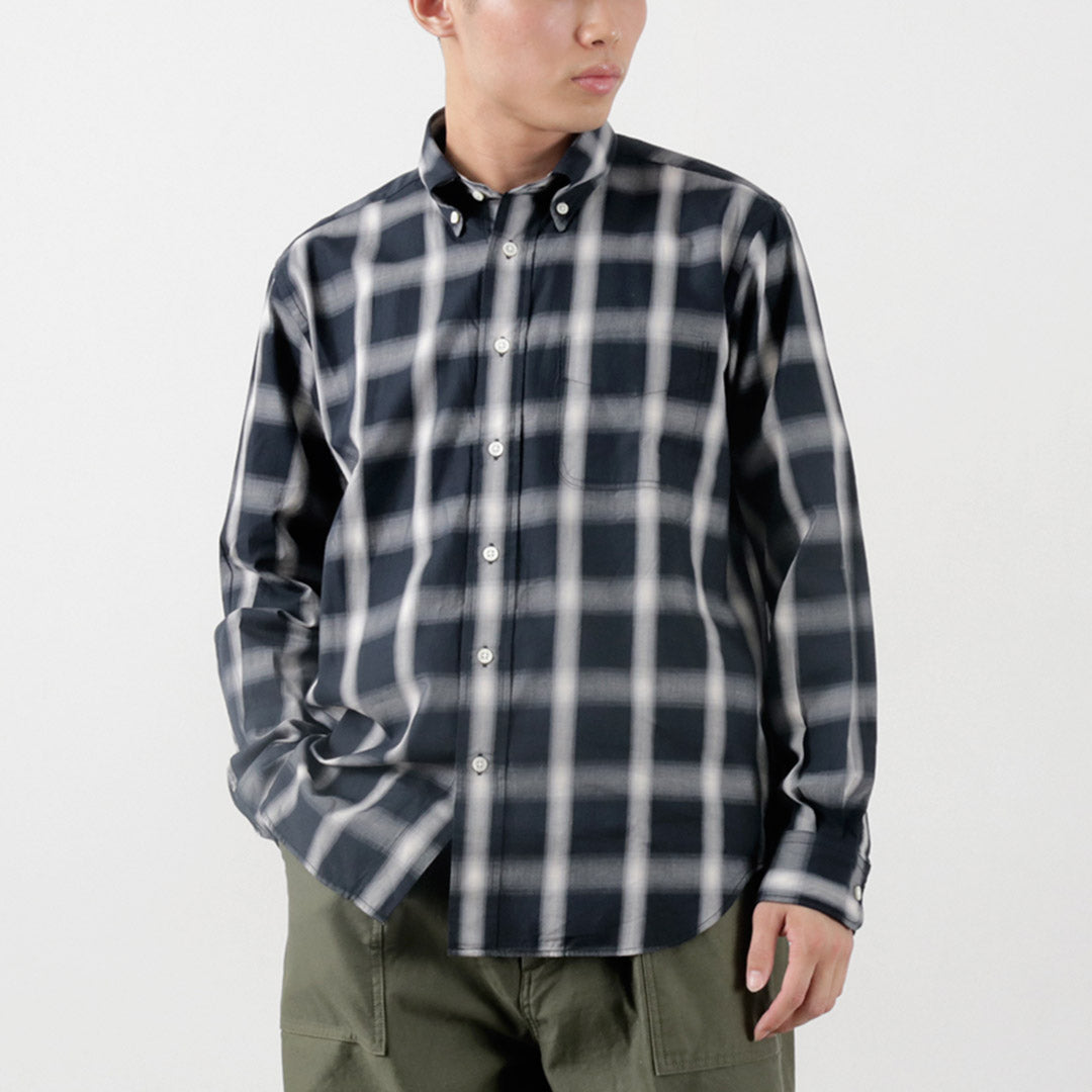 Camisa con botones a cuadros ROCOCO / Ombre Corte clásico