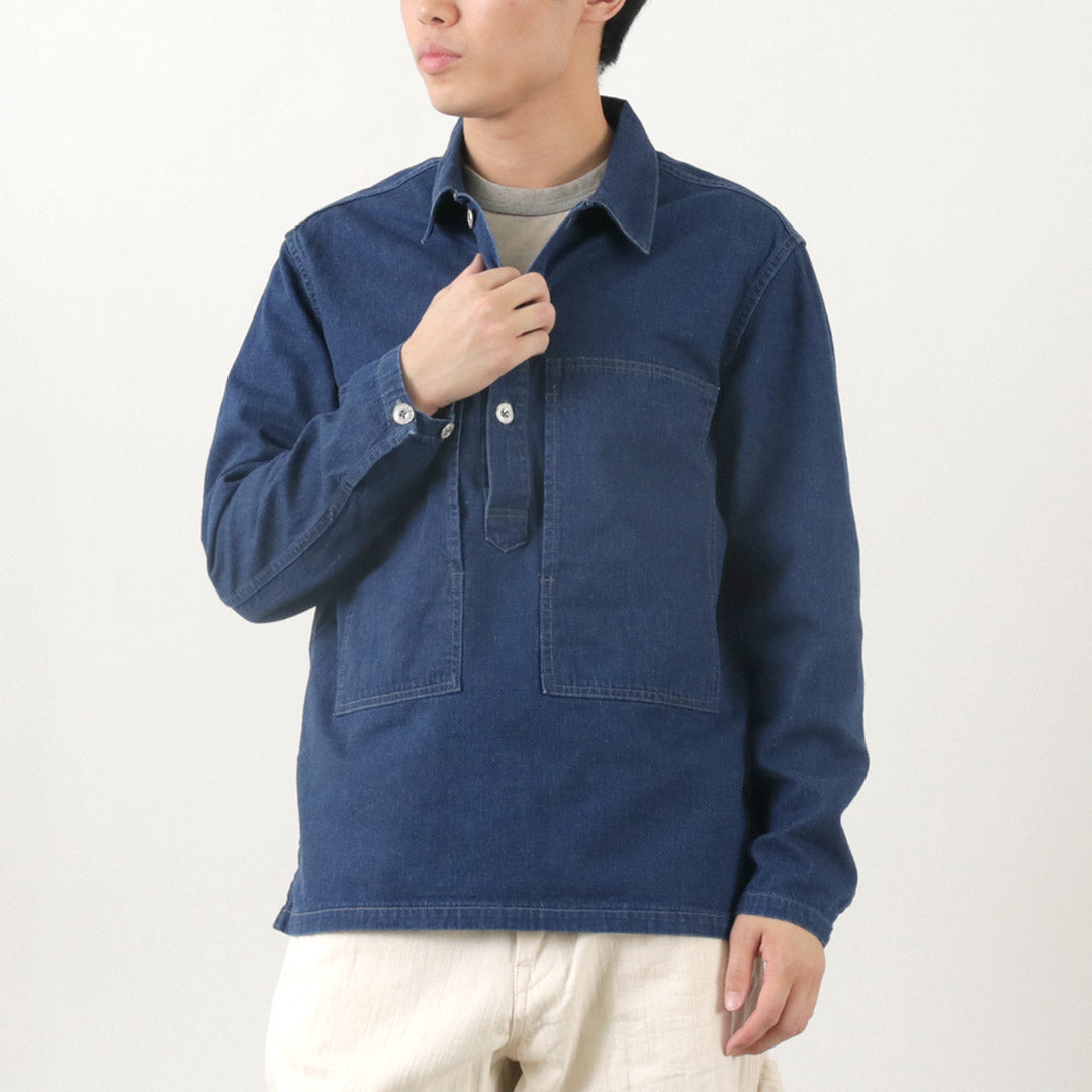 FOB FACTORY / Veste pull en jean de l'armée américaine
