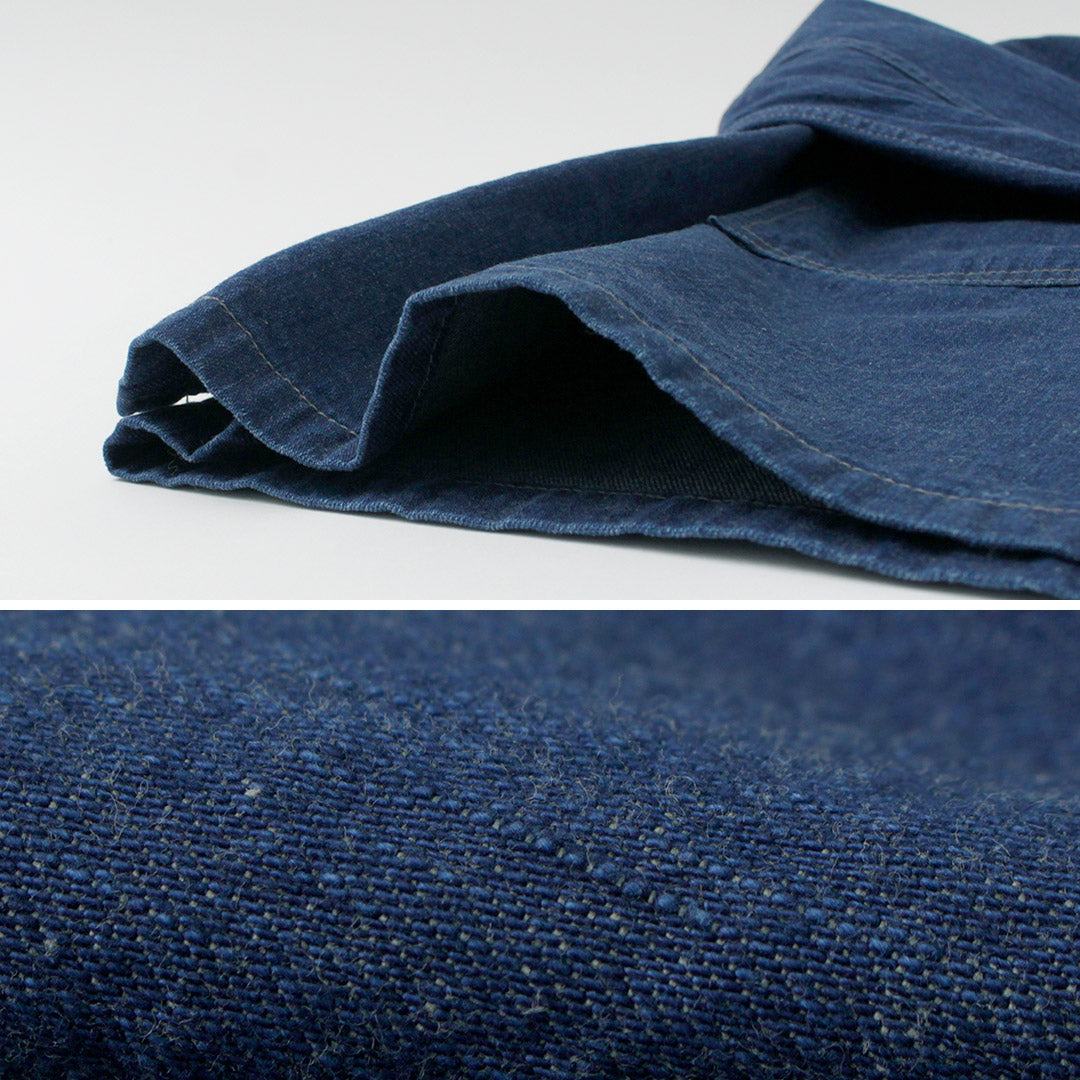 FOB FACTORY / Veste pull en jean de l'armée américaine