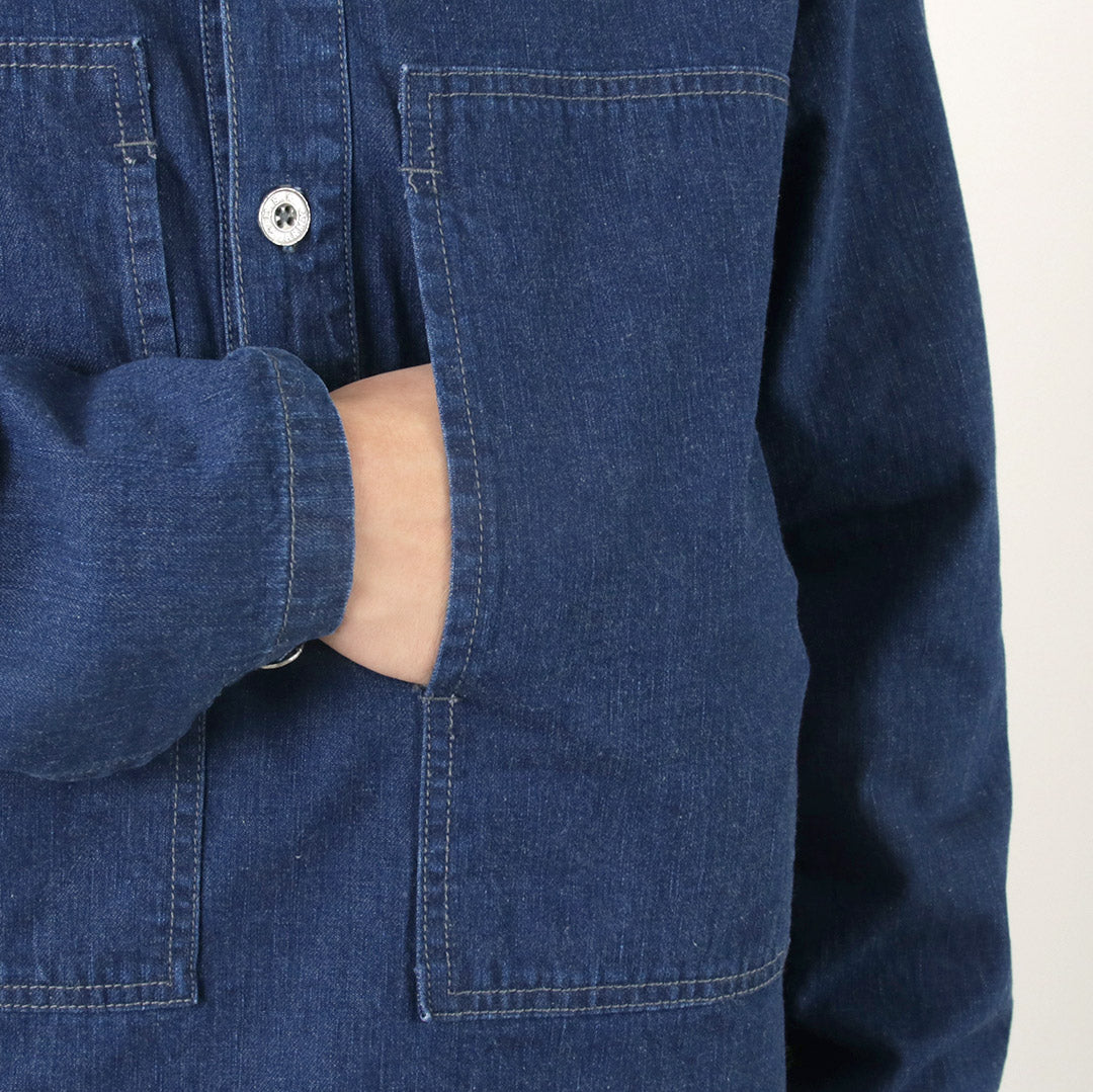 FOB FACTORY / Veste pull en jean de l'armée américaine