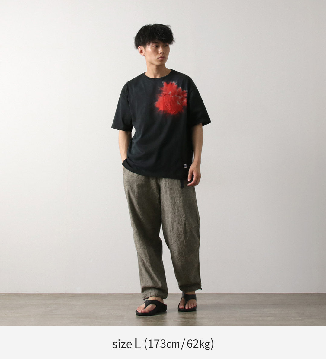 Ill One 80 / Tie Dye Heart Pocket Short Sleeve 티셔츠