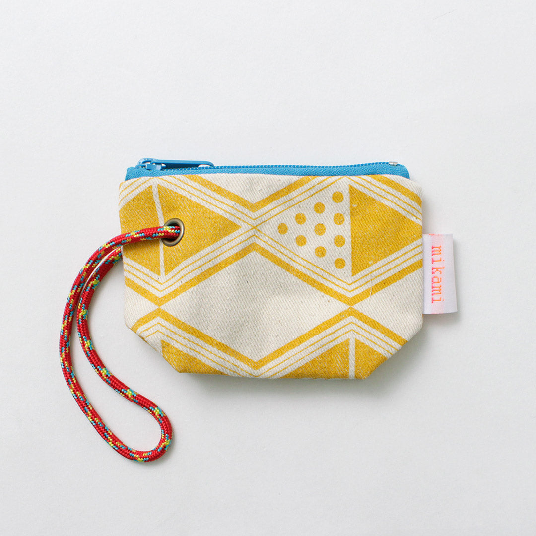 MIKAMI / Hand-Printed Canvas Camping Pouch 5