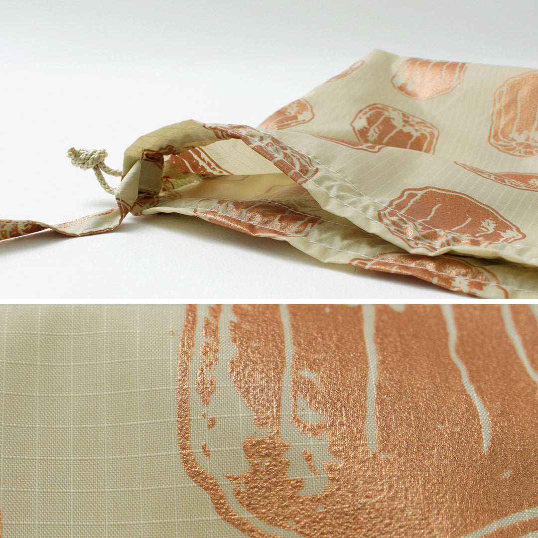 MIKAMI / Sac à cordon en nylon imprimé
