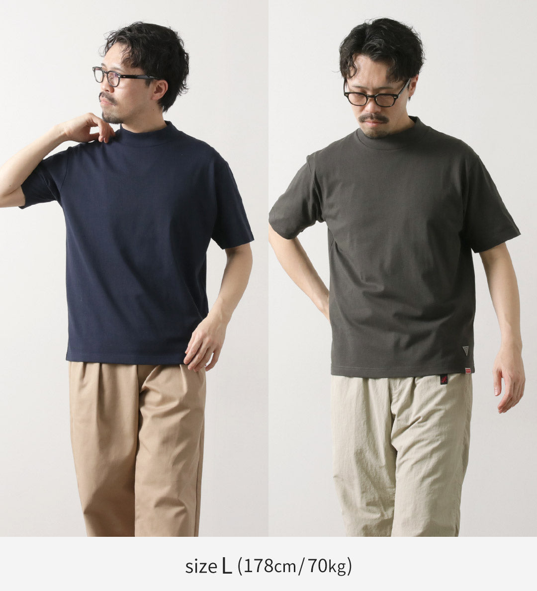 HEALTHKNIT / RAG 콜라보레이션 목넥 티셔츠 오픈엔드 드라이 저지