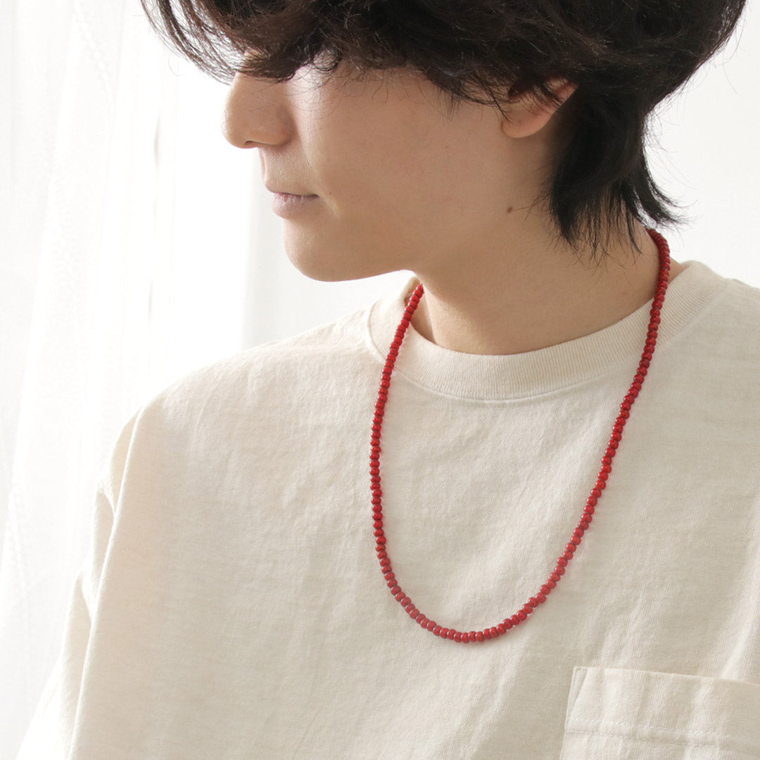 Phadua / White Heart Antique玻璃珠項鍊