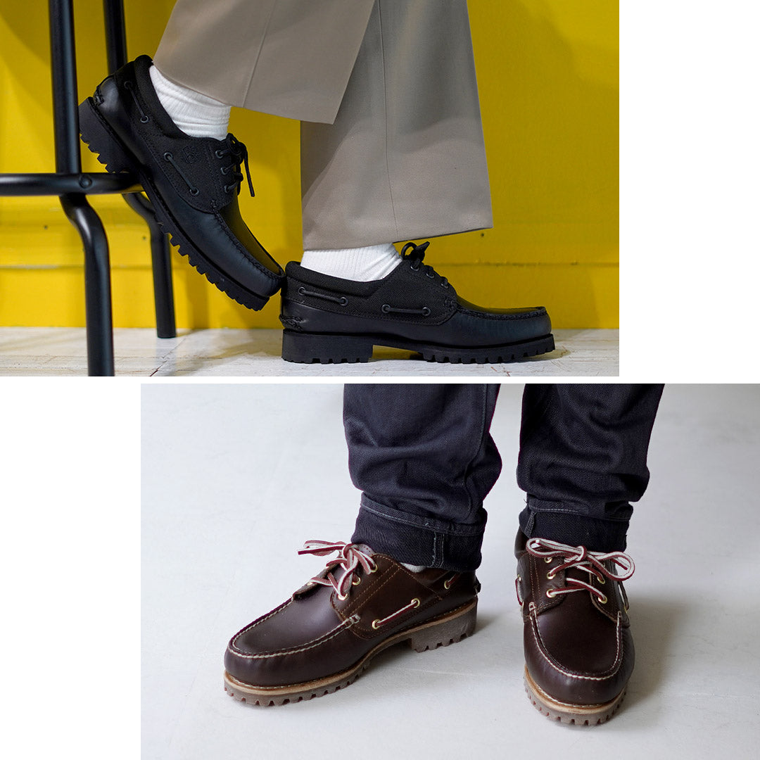 TIMBERLAND / Chaussures en cuir classiques authentiques à trois œillets