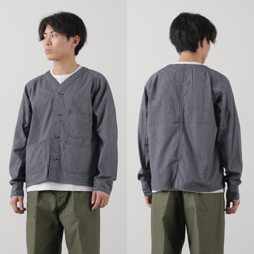 日本蓝色牛仔裤 / RJB4124 山核桃木工程师夹克
