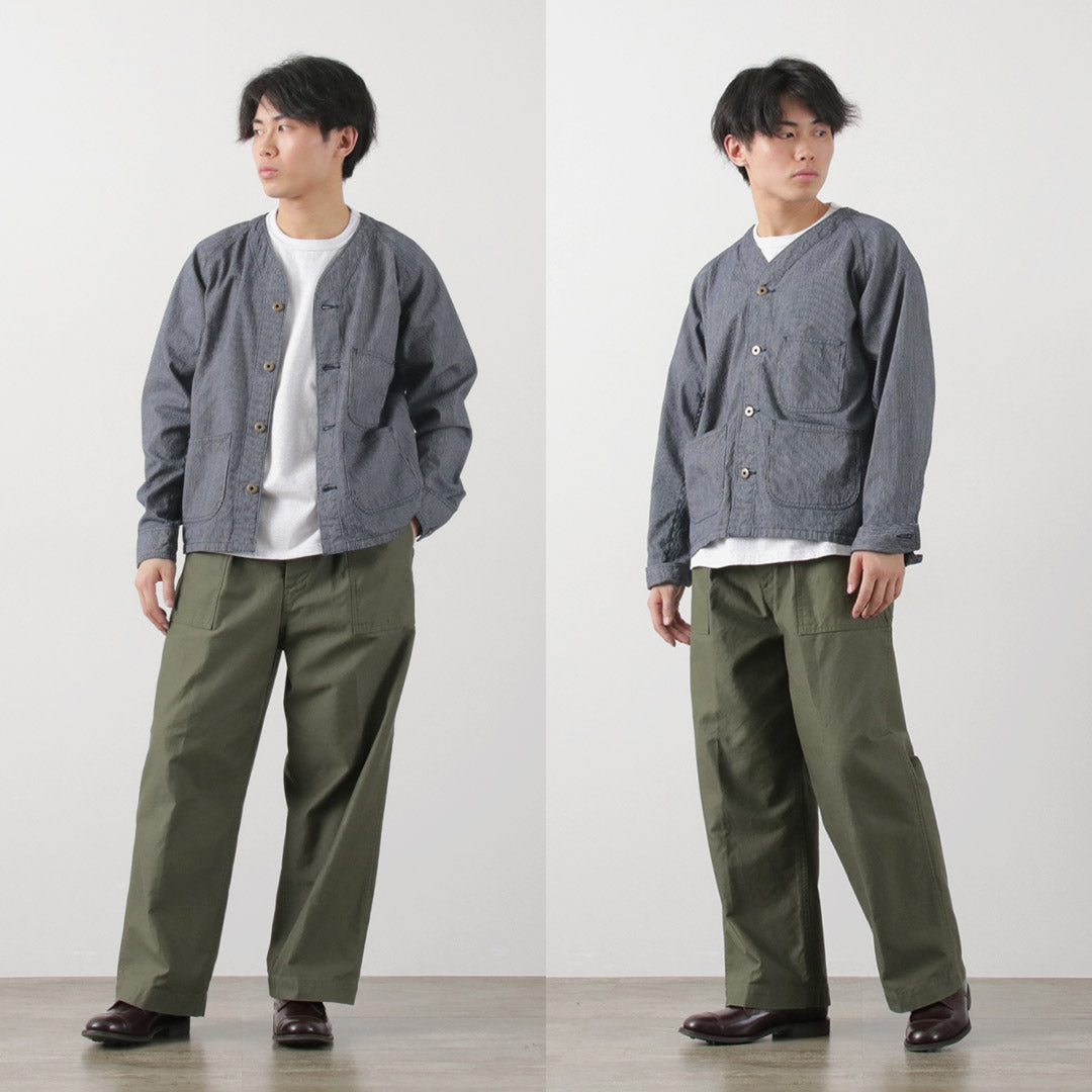 日本蓝色牛仔裤 / RJB4124 山核桃木工程师夹克