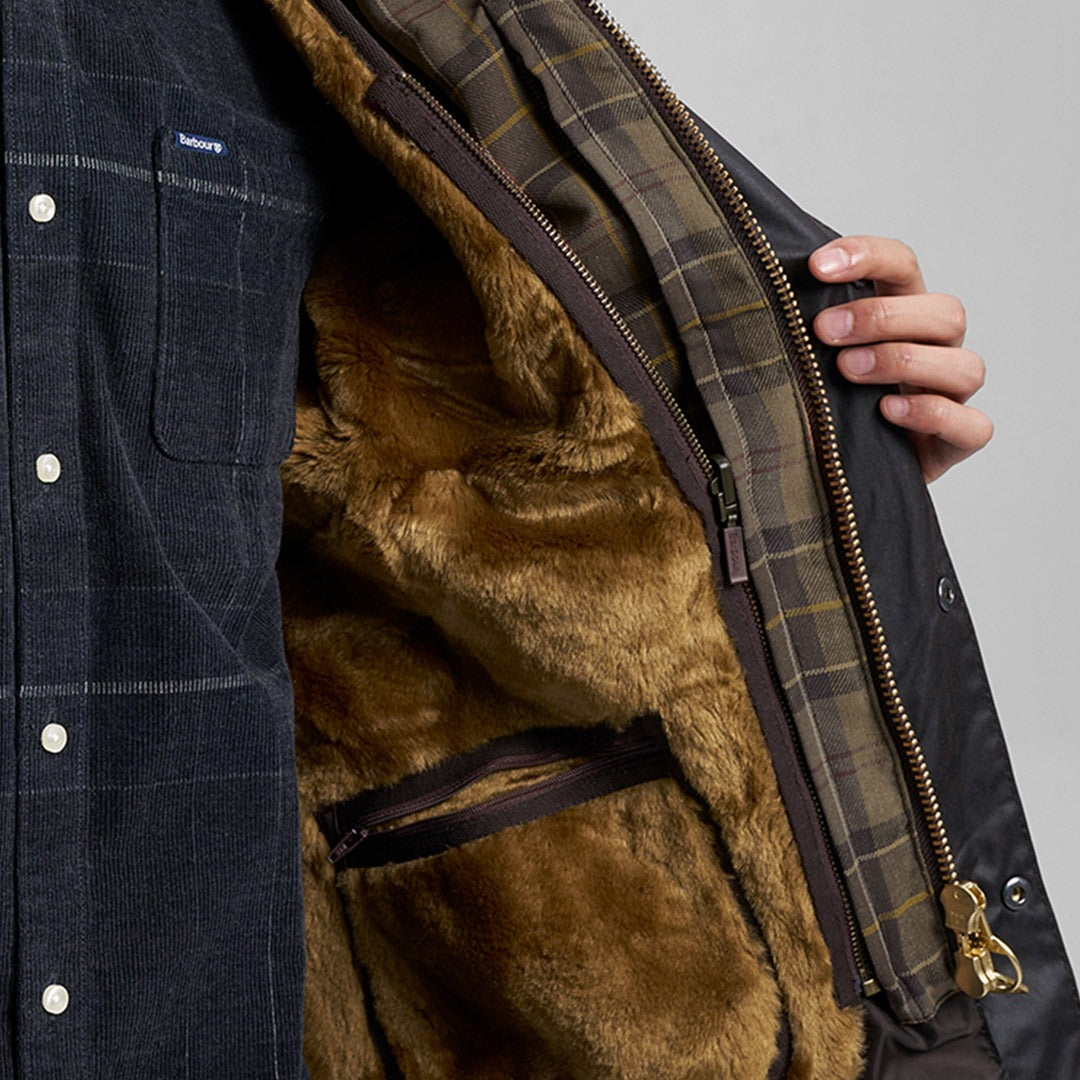 BARBOUR / Chaqueta clásica BEDALE a prueba de ducha de 2 capas