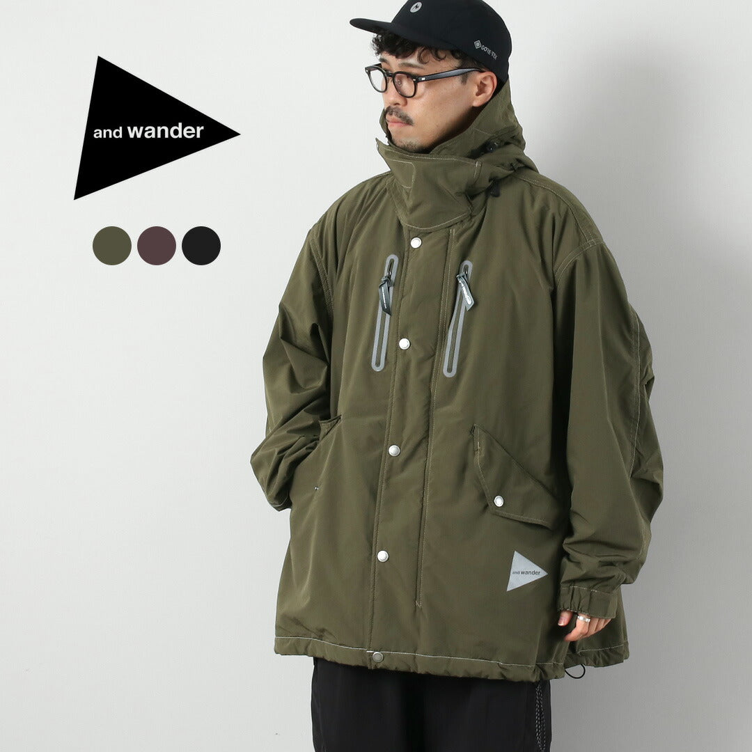 AND WANDER / Manteau OCTA en queue de poisson