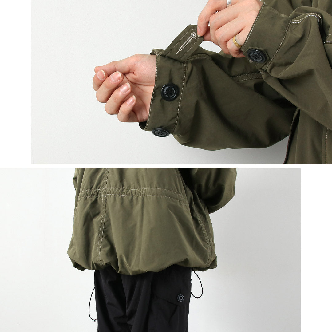 AND WANDER / Manteau OCTA en queue de poisson