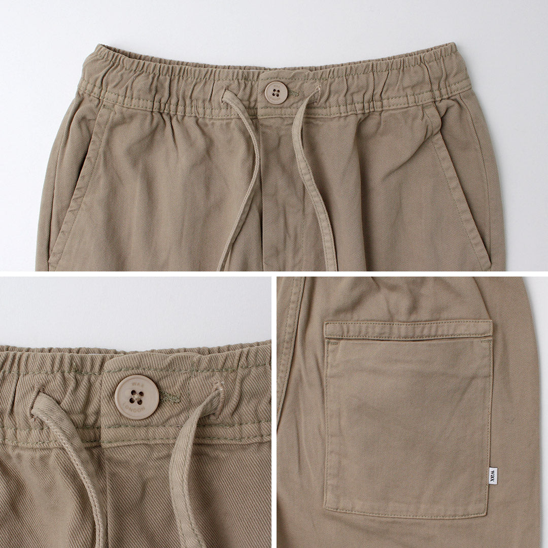 WAX LONDON / Pantalon Cart Sergé de Coton