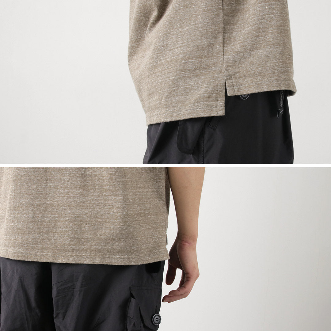 REMI RELIEF / Melange Jersey Short Sleeve Pocket T-shirt
