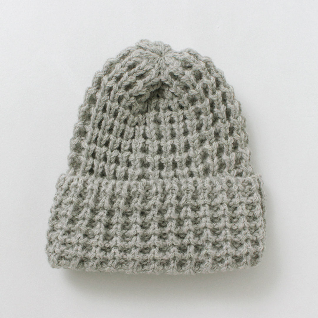 HIGHLAND 2000 / Bob Cap Tuck Stitch（羊駝毛 x 英國羊毛混合）