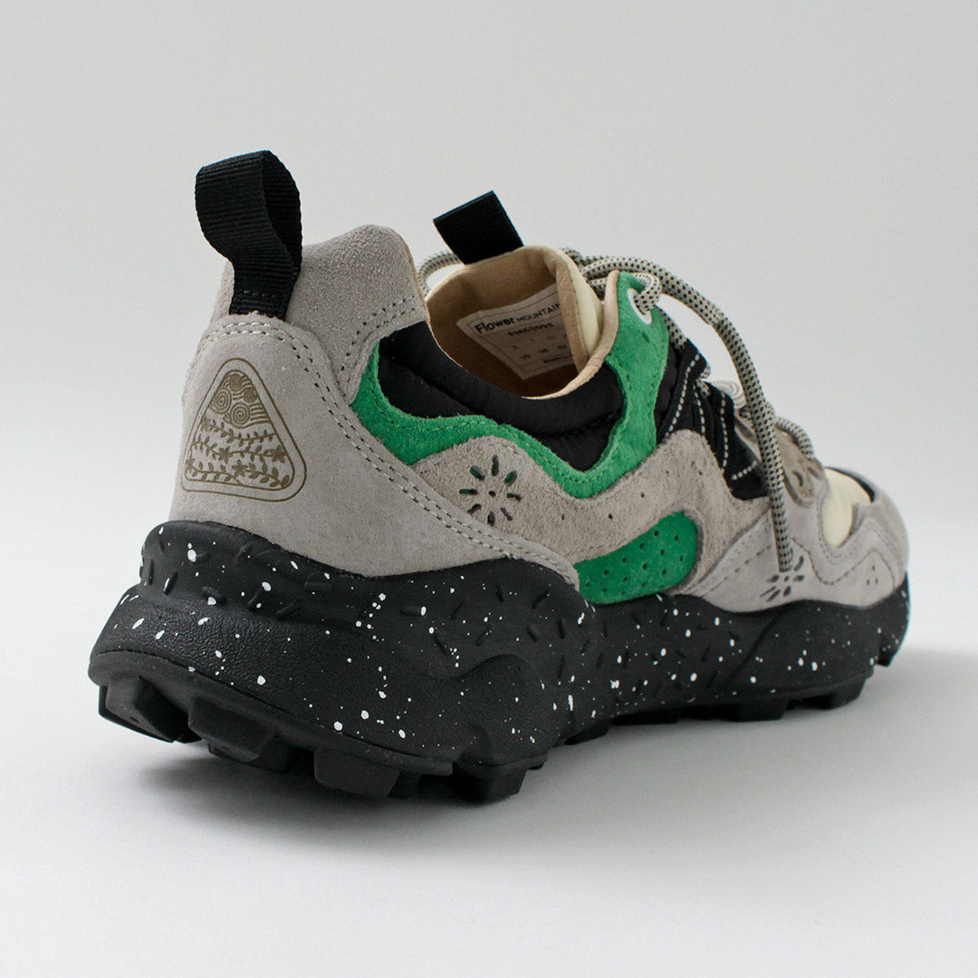 FLOWER MOUNTAIN / YAMANO3 Pig Suede × Nylon Sneakers