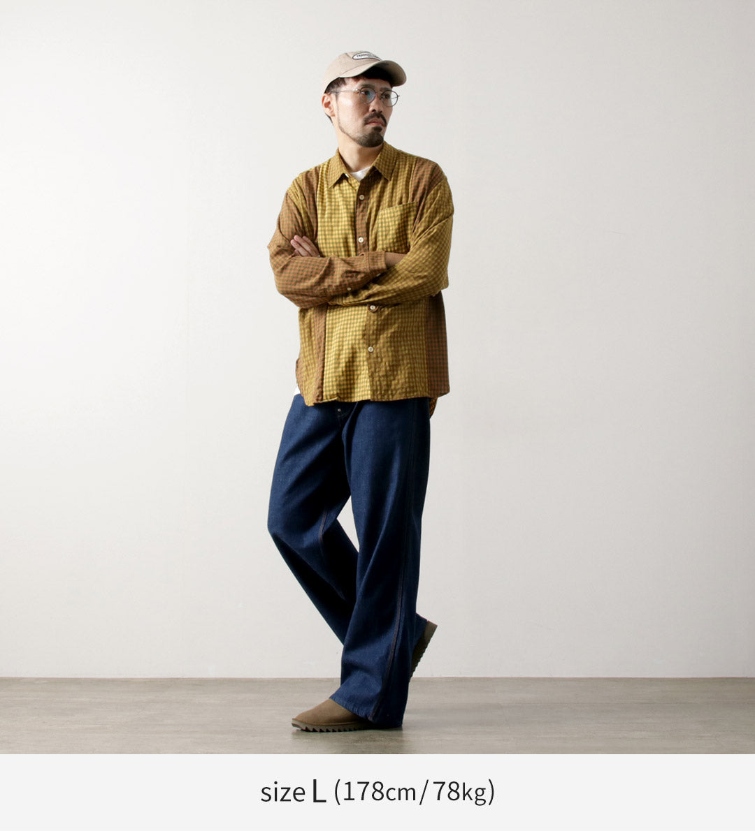 DIP/DZT / Chemise combinée à carreaux