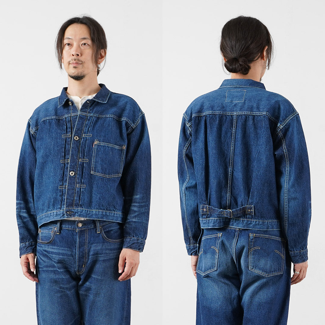 REMI RELIEF / Veste en jean modèle WWll 12oz Bleu