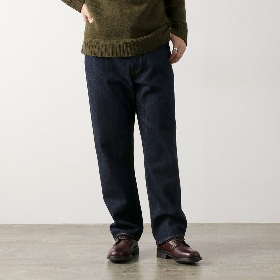 COUPES ORDINAIRES / Denim ample Un lavage