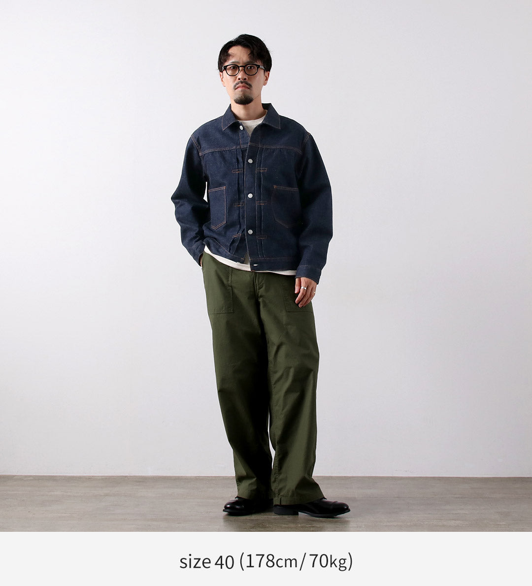 ORDINARY FITS / 2nd Type 데님자켓 원워시