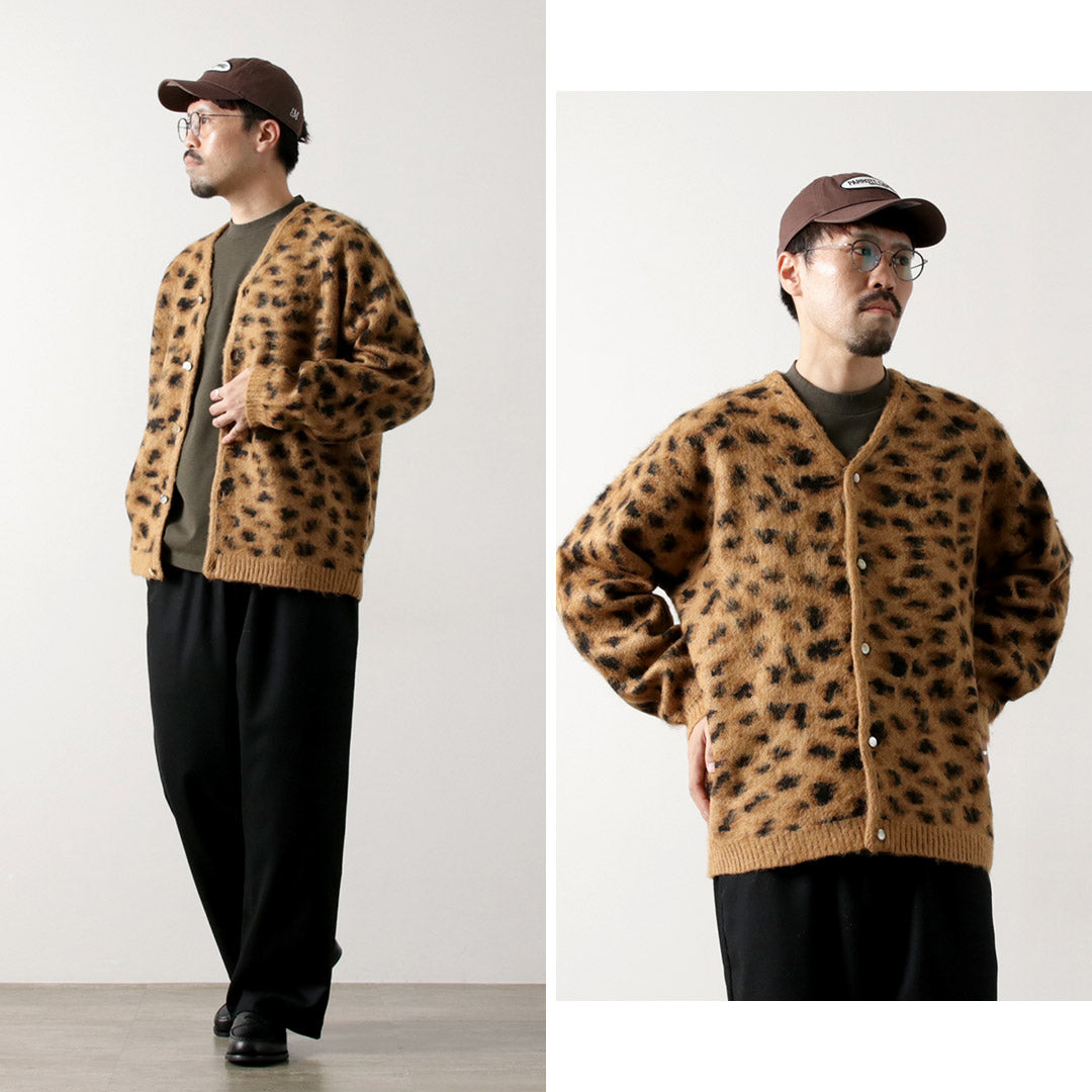 TOWNCRAFT / Cardigan raglan à poils longs