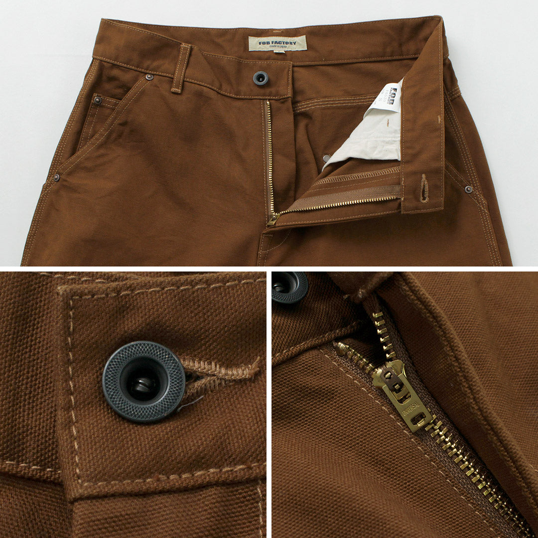 FOB FACTORY / F0530 Pantalón de trabajo de algodón pato