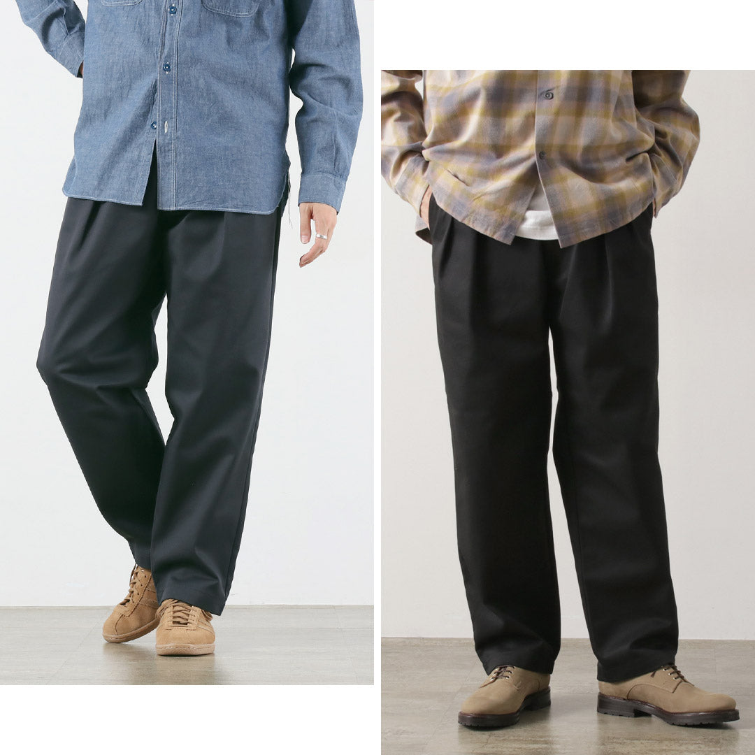 COMBINAISON UNIVERSELLE / Pantalon Heritage T/C Relaxed 2-Tuck STONE CARVER