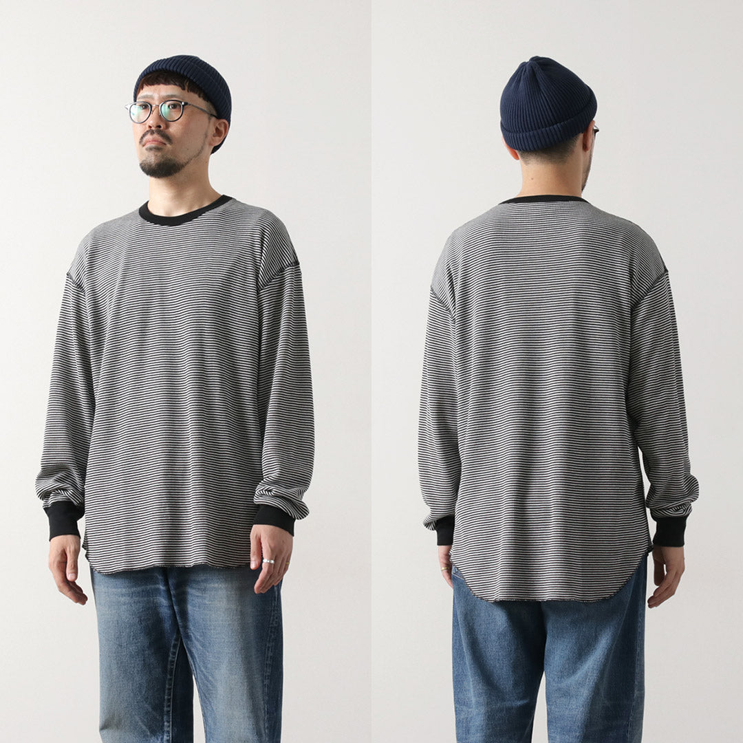 HEALTHKNIT / 2 Pack T-Shirt 7/10 Sleeve + Long Sleeve Waffle