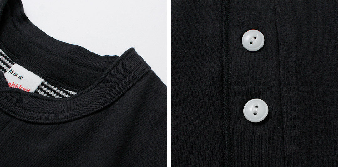 HEALTHKNIT / 2 Pack T-Shirt 7/10 Sleeve + Long Sleeve Waffle