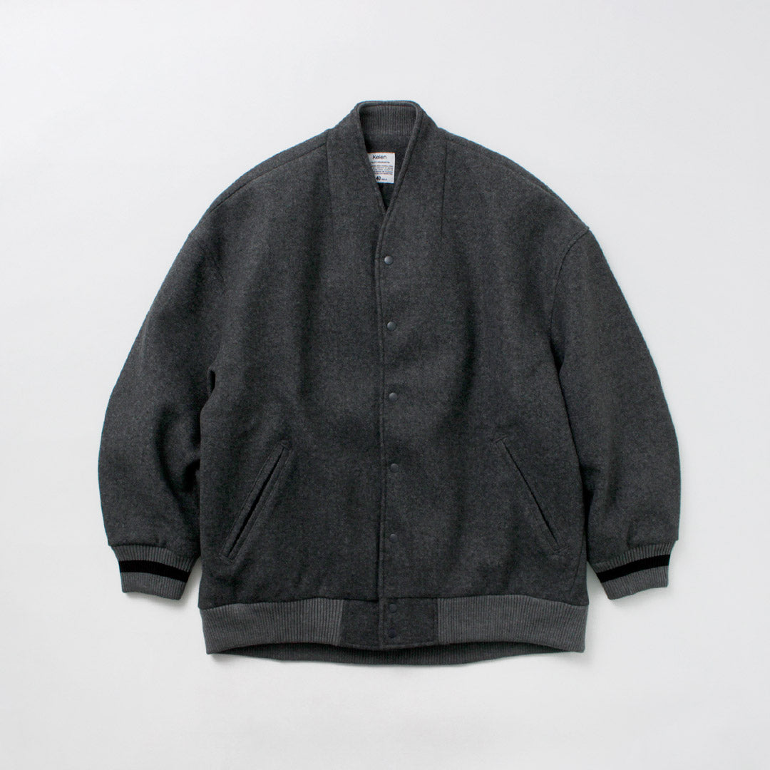 KELEN / Chaqueta tipo huevo sin cuello