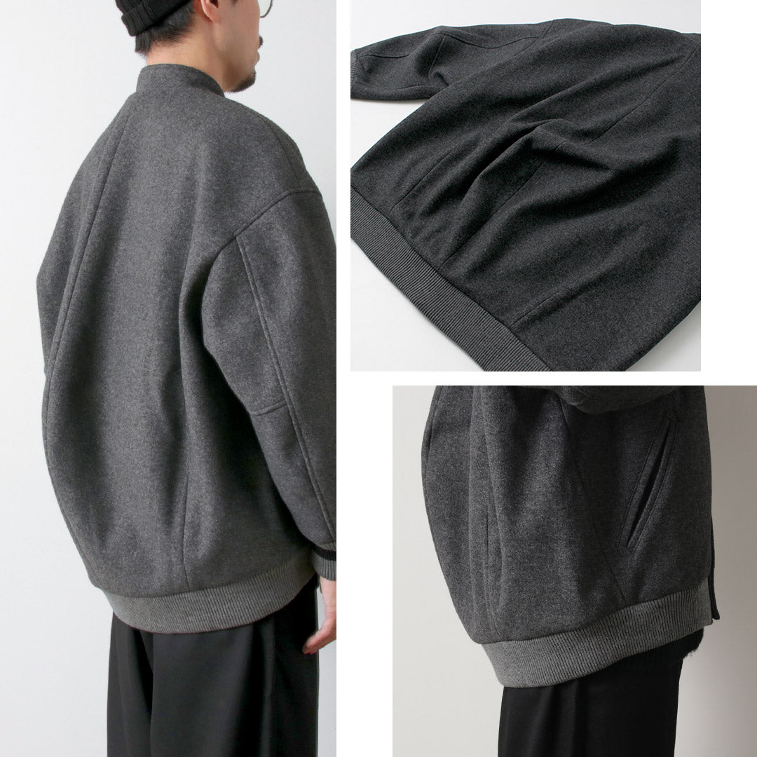 KELEN / Chaqueta tipo huevo sin cuello