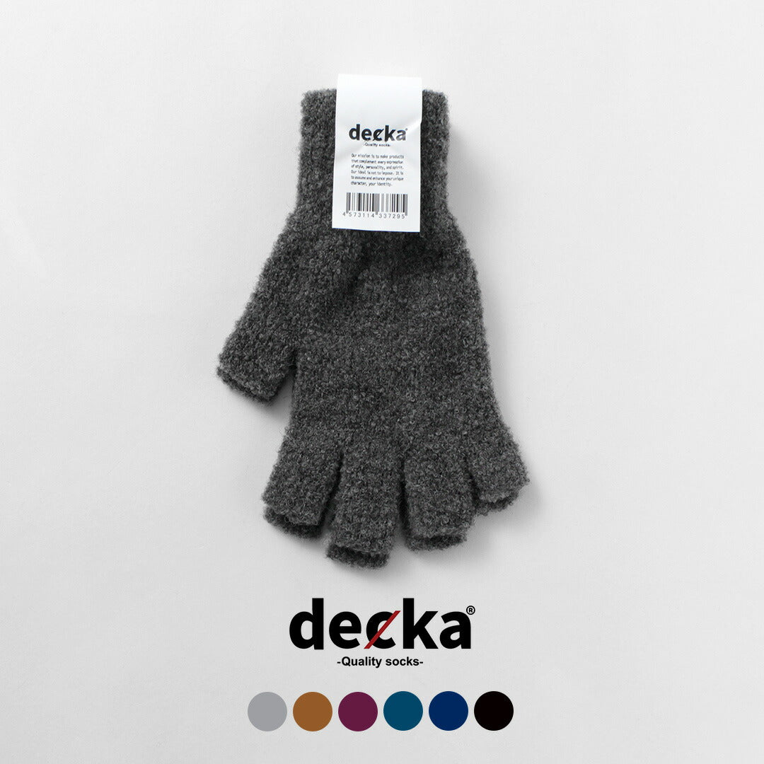 CHAUSSETTES DE QUALITÉ DECKA / Gants sans doigts en alpaga