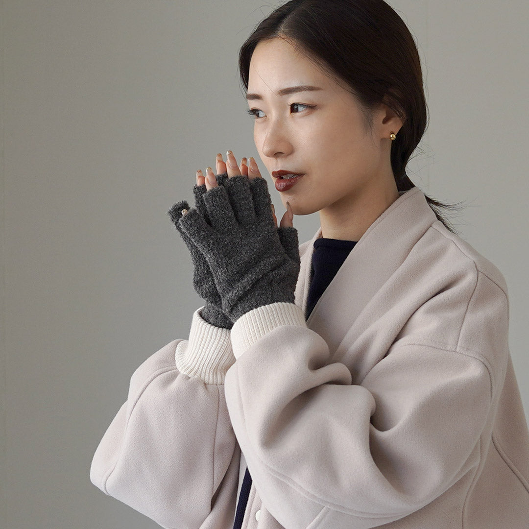 CHAUSSETTES DE QUALITÉ DECKA / Gants sans doigts en alpaga