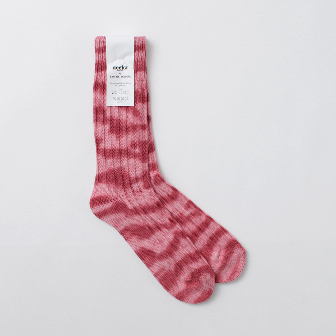 CALCETINES DE CALIDAD DECKA / Calcetines pesados ​​teñidos anudados