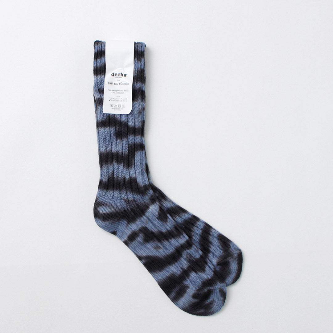 CALCETINES DE CALIDAD DECKA / Calcetines pesados ​​teñidos anudados