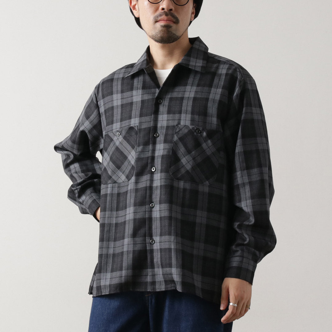 ROCOCO / Camisa de lana con cuello abierto