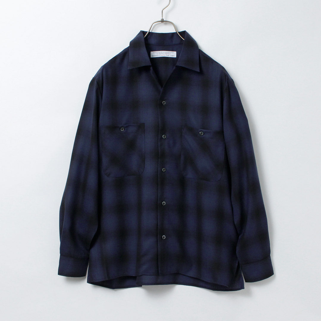 ROCOCO / Camisa de lana con cuello abierto