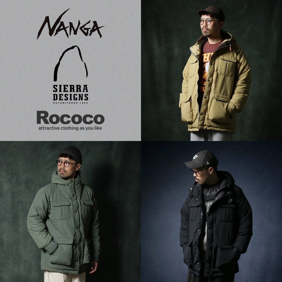NANGA / SIERRA DESIGNS Collaboration Cordura 60/40 770FP Down Mountain Parka