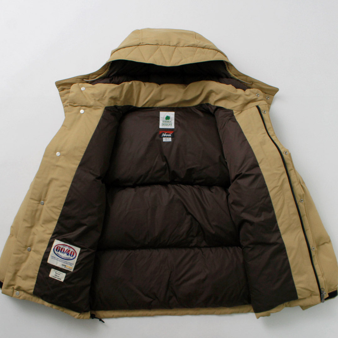Chaqueta de plumón Jam-Pack Cordura 60/40 de colaboración NANGA / SIERRA DESIGNS