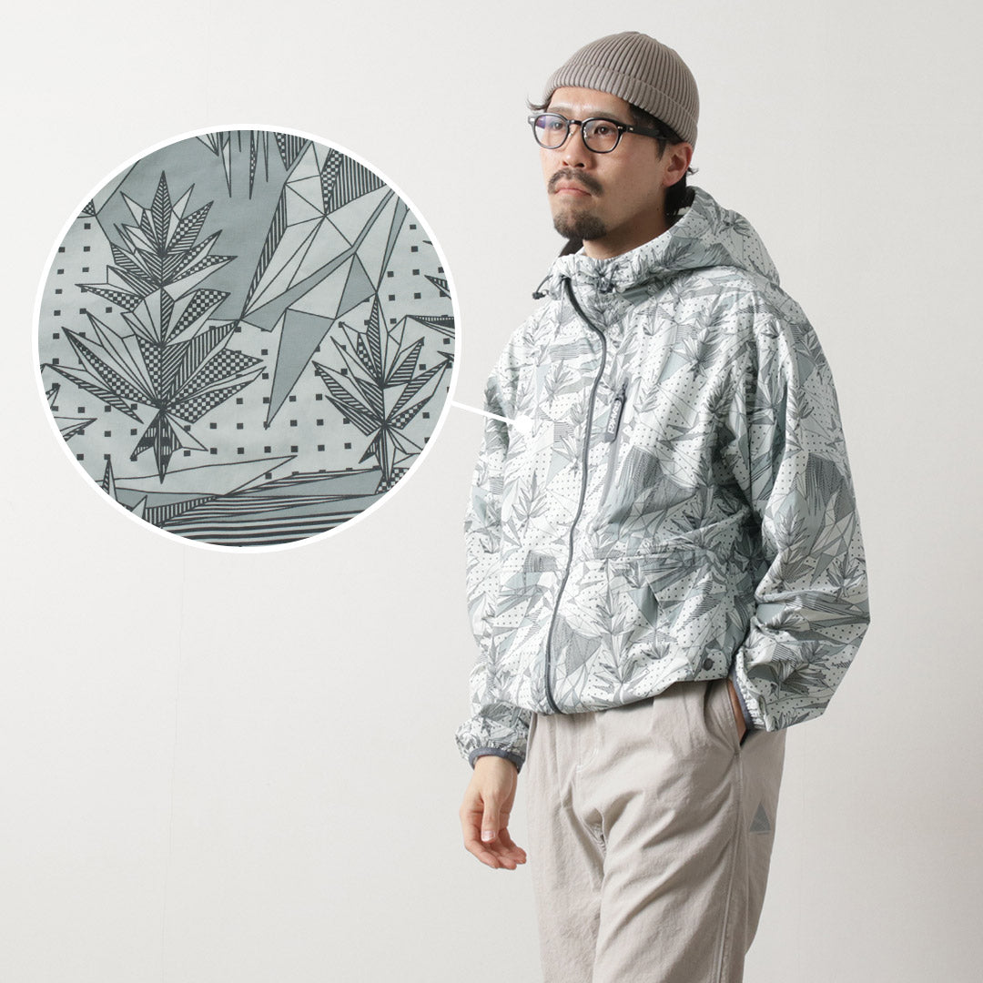 AND WANDER / Gramicci Collaboration Veste en nylon blush