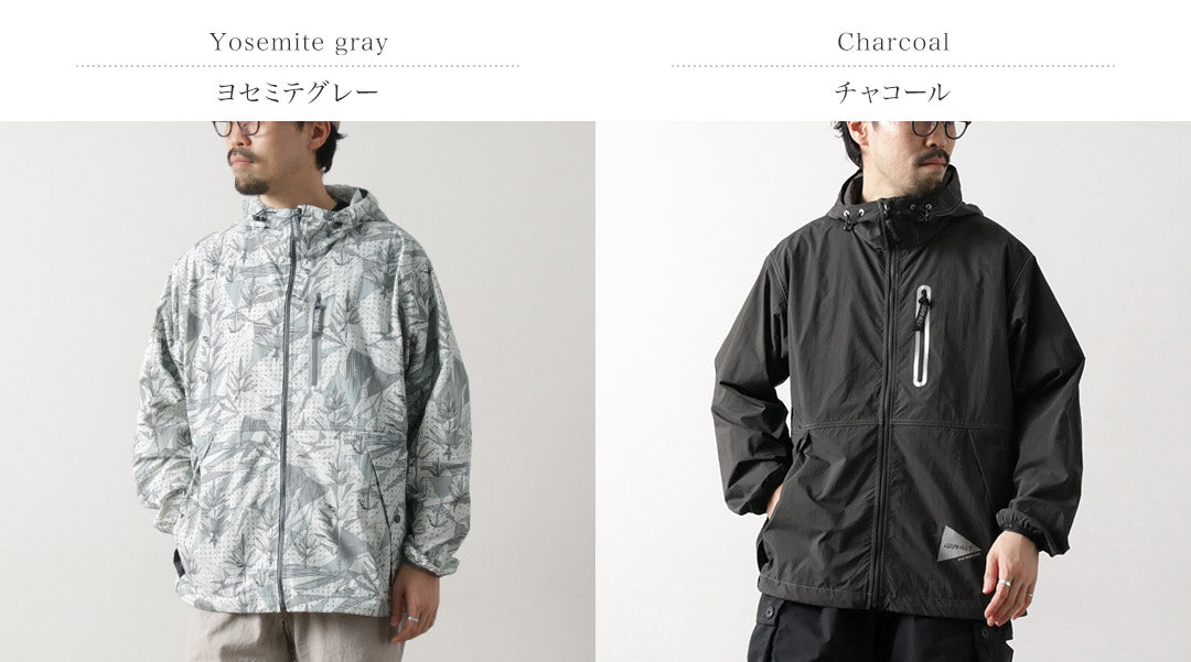 AND WANDER / Gramicci Collaboration Veste en nylon blush