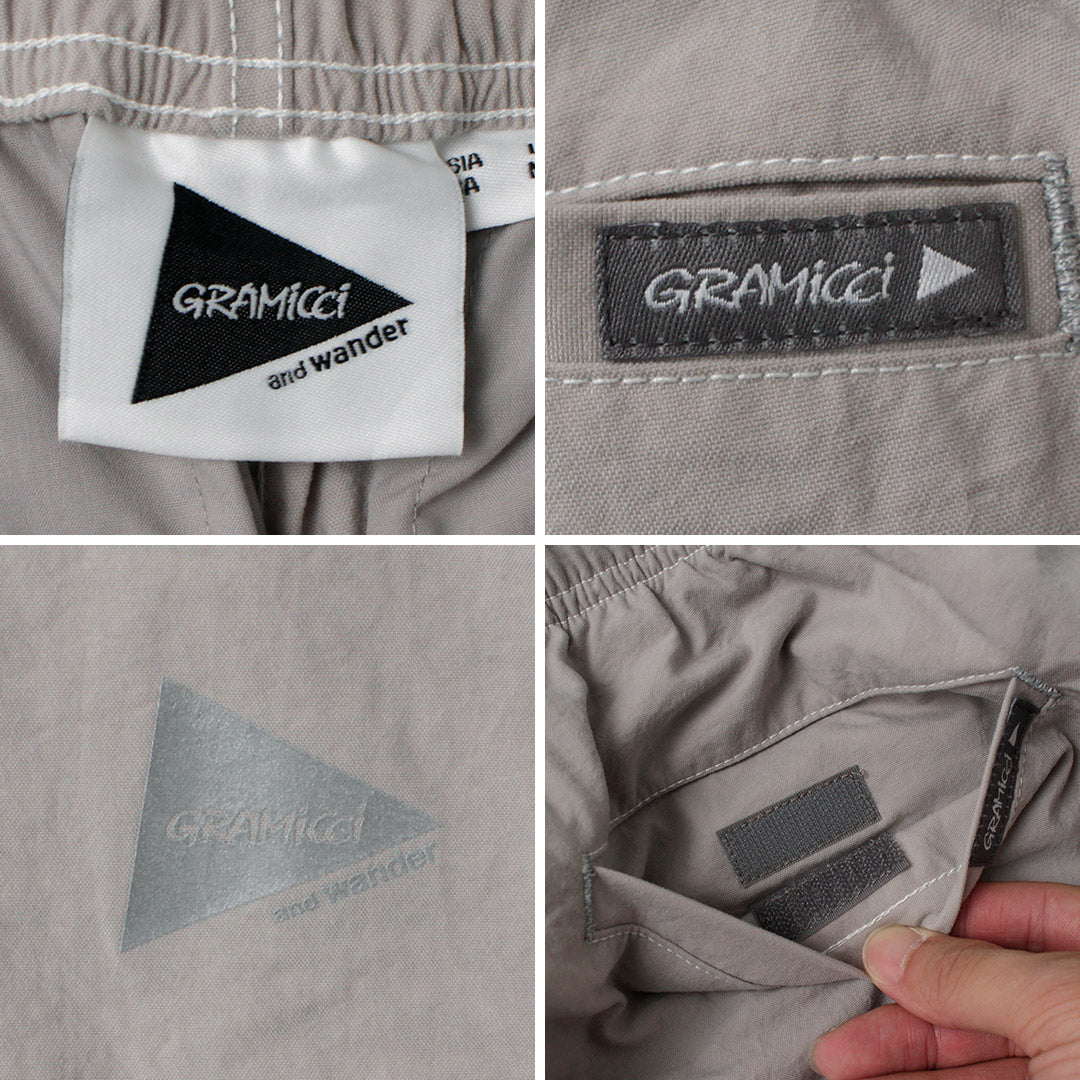 AND WANDER / Pantalon d'escalade en nylon Gramicci