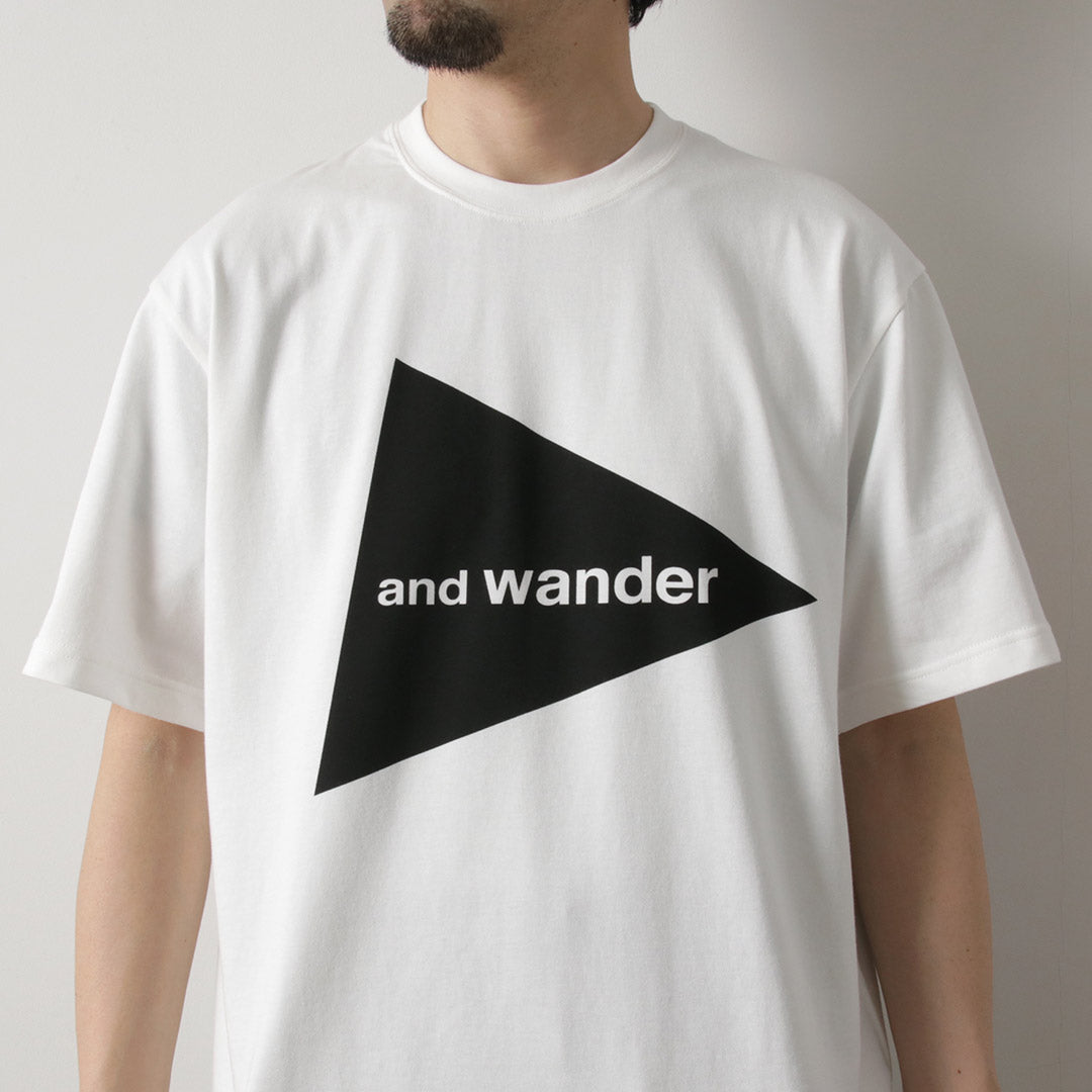 AND WANDER / 大徽標短袖 T 卹