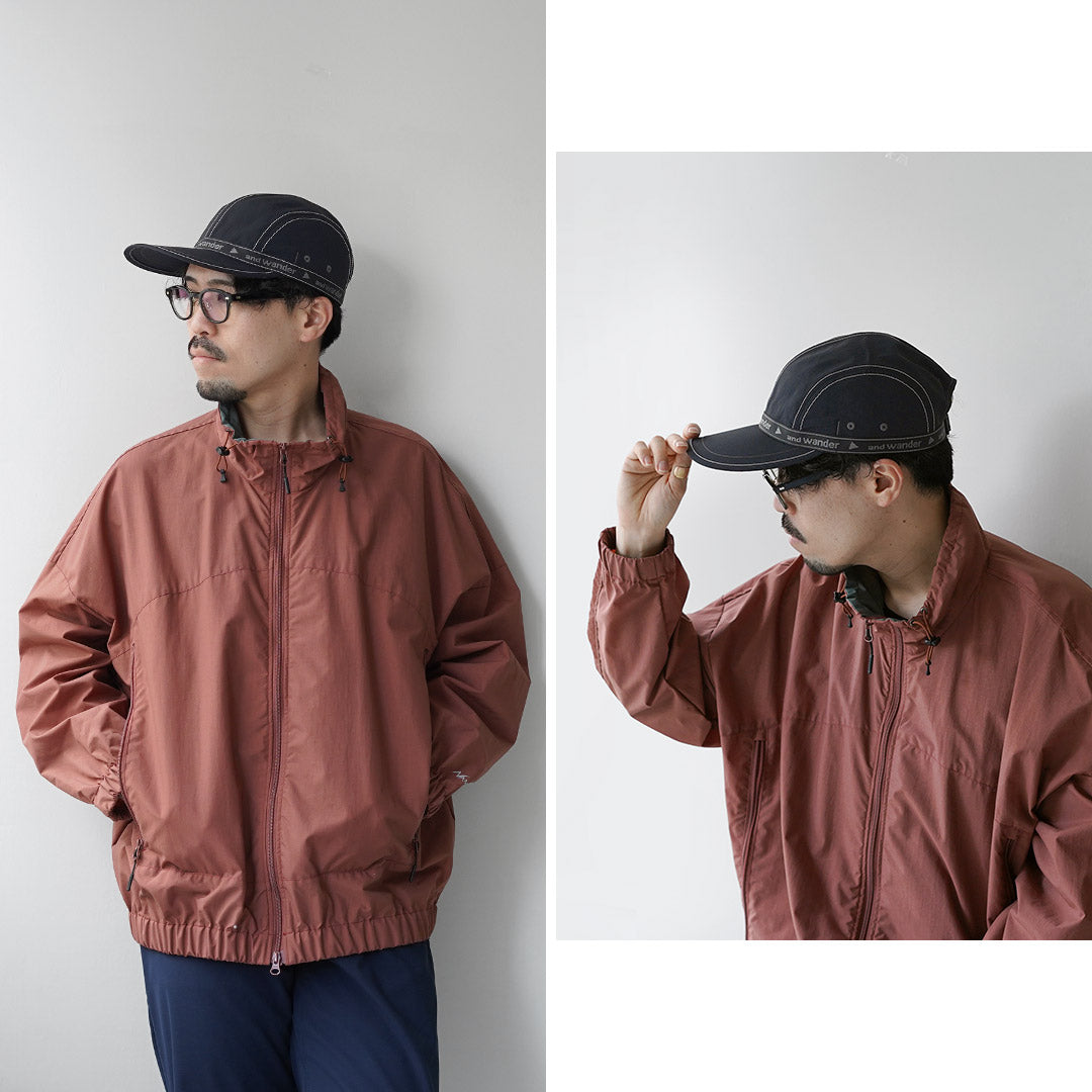 AND WANDER / 提花帶帽