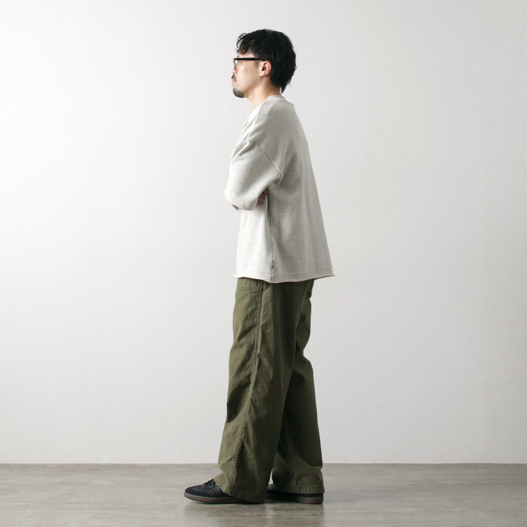 GOHEMP / 라이트 온스 스웨트 와이드 티셔츠