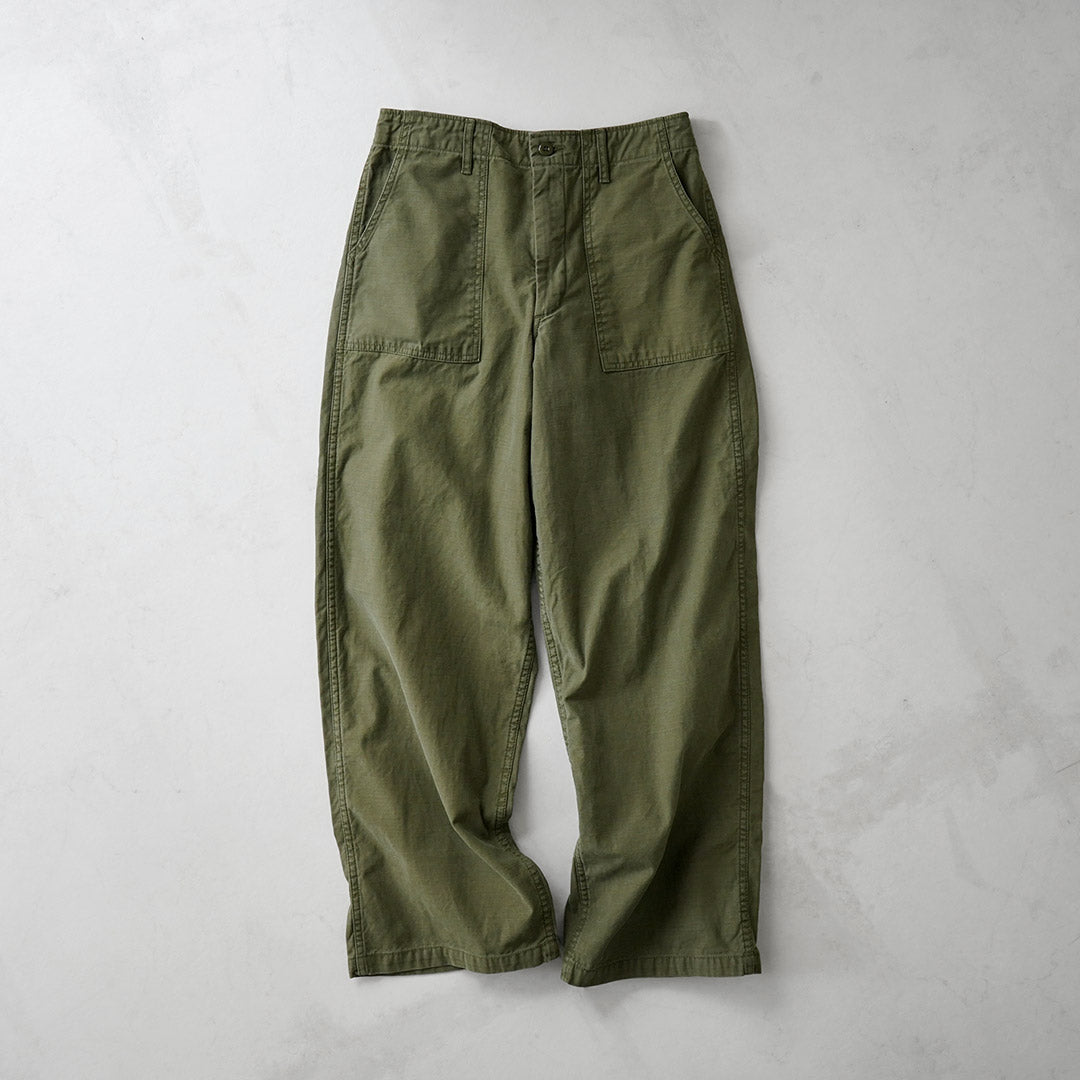 JEANS AZUL JAPÓN / Pantalón Baker Ancho Satén Espalda Teñido de Azufre